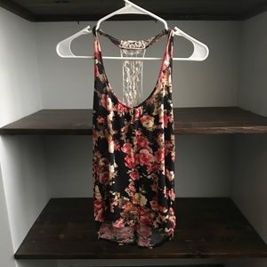 Floral Tank Top | Size Large